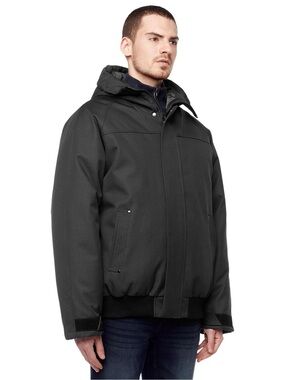 Projek Raw (Montreal) Black Hooded Exploration Level Bomber Parka (XL)